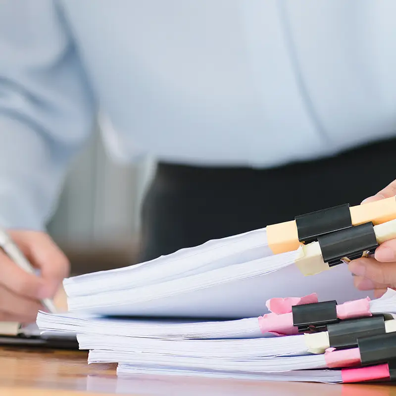 Classement et archivage de documents administratifs